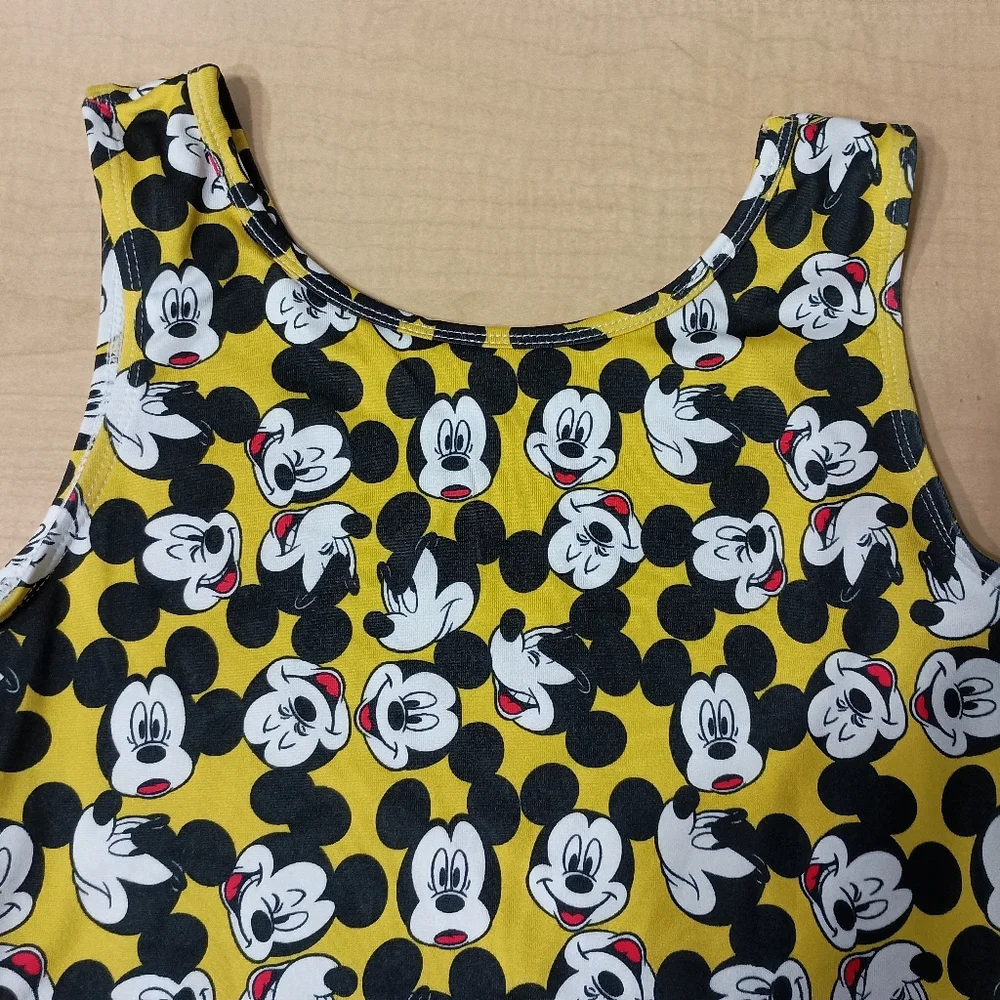 Forever 21 Kids Yellow Mickey Mouse One-Piece Swimsuit